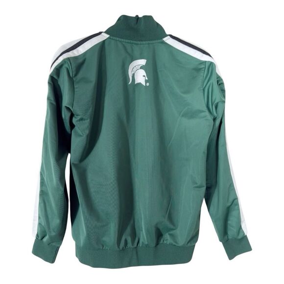 Colosseum Spartans Women’s Michigan State Green Patch Full Zip Jacket Small - Picture 2 of 6